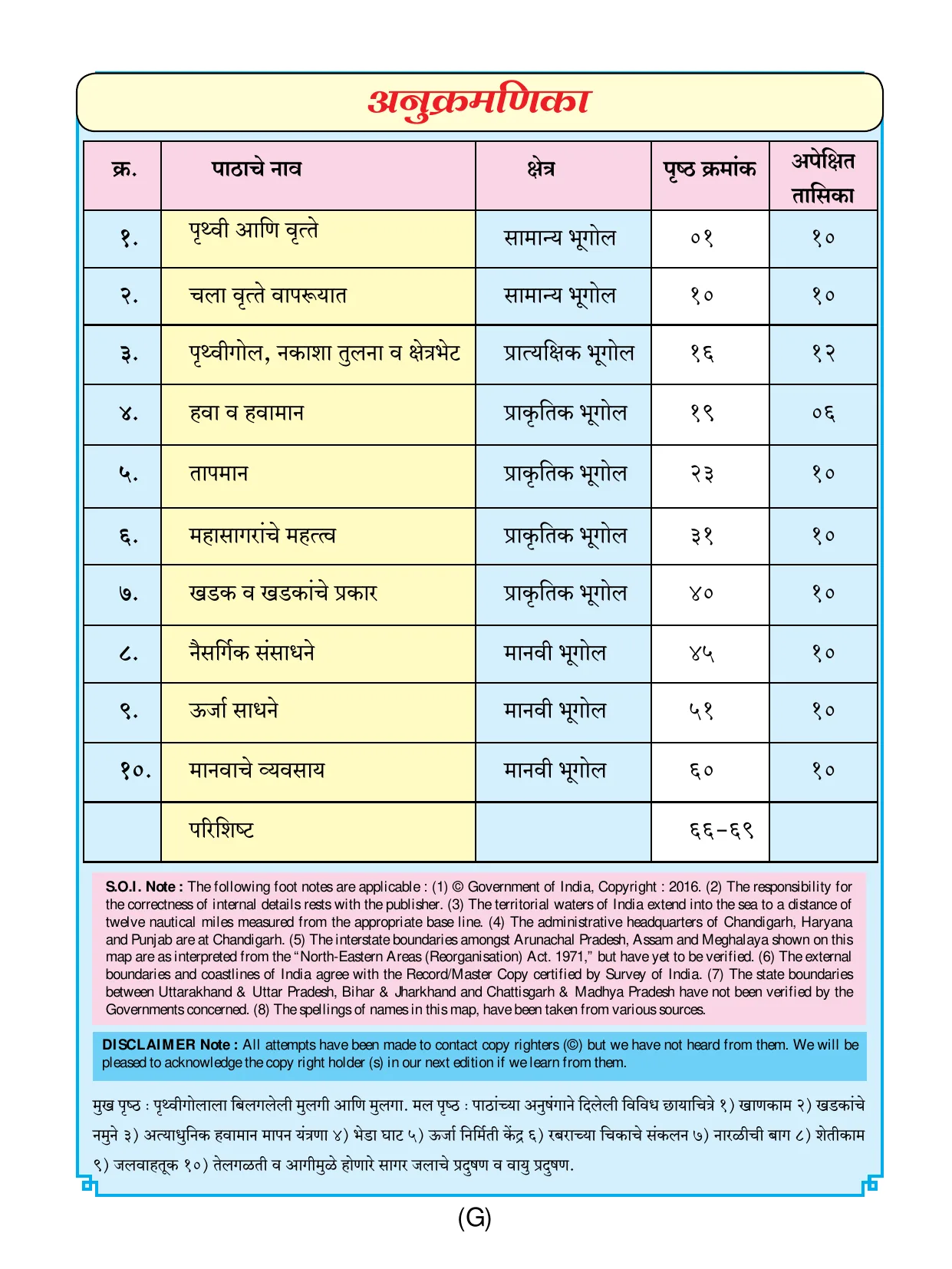 इयत्ता 6 वी भूगोल पुस्तक - Page 10