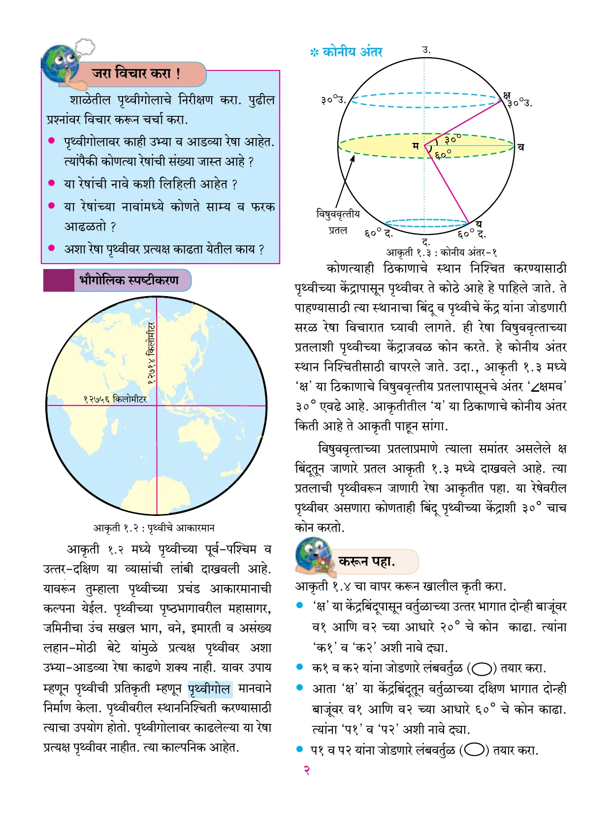 इयत्ता 6 वी भूगोल पुस्तक - Page 13